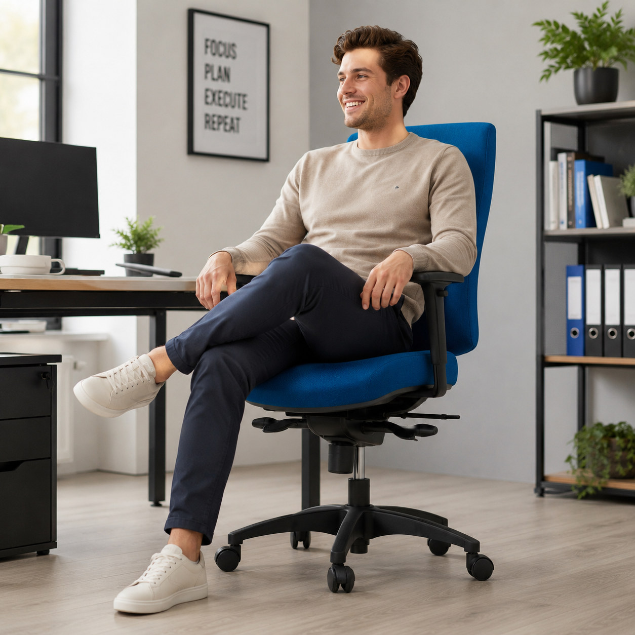 MyChair M - Ergonomischer Profi Home Office Bürostuhl